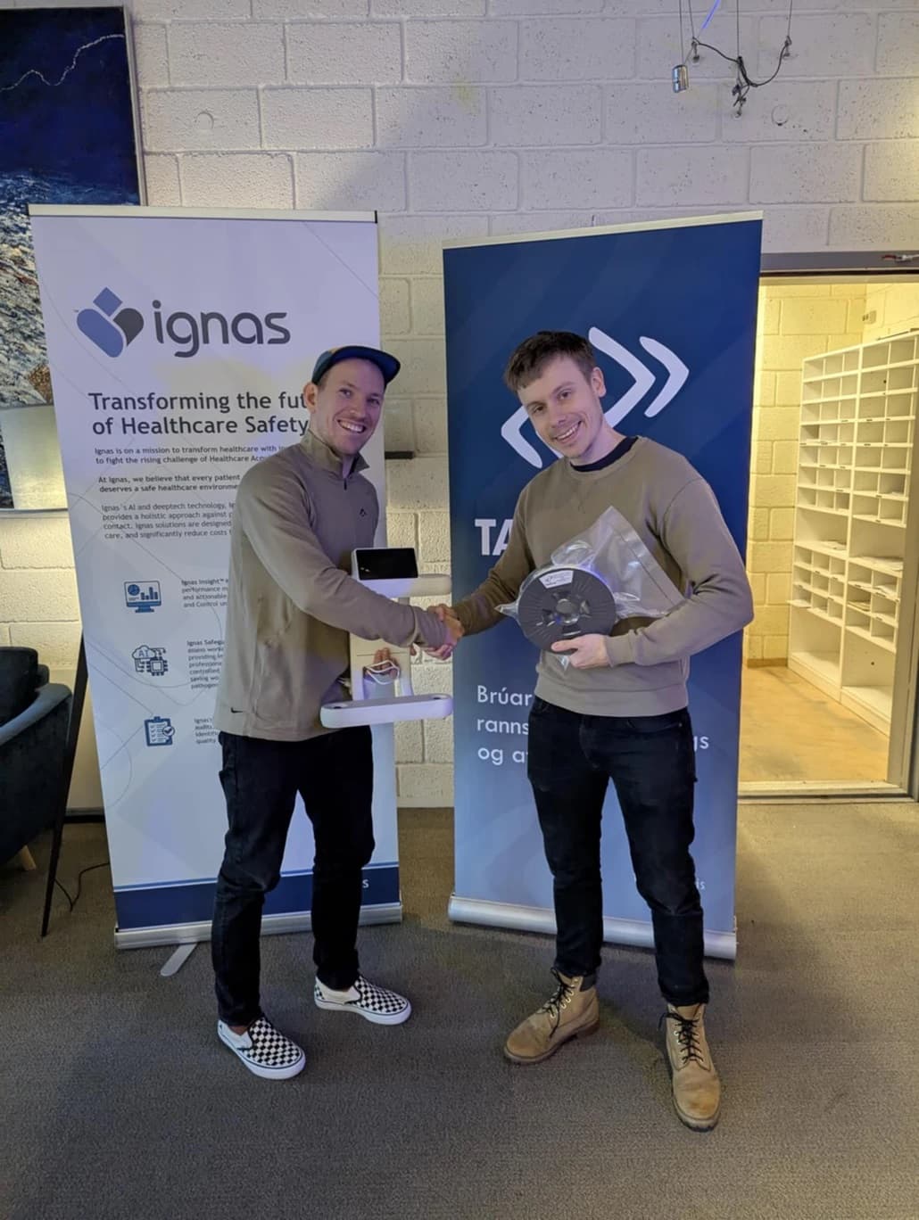 Ignas and Tæknisetur Collaborate on Recycling 3D Printing Plastics